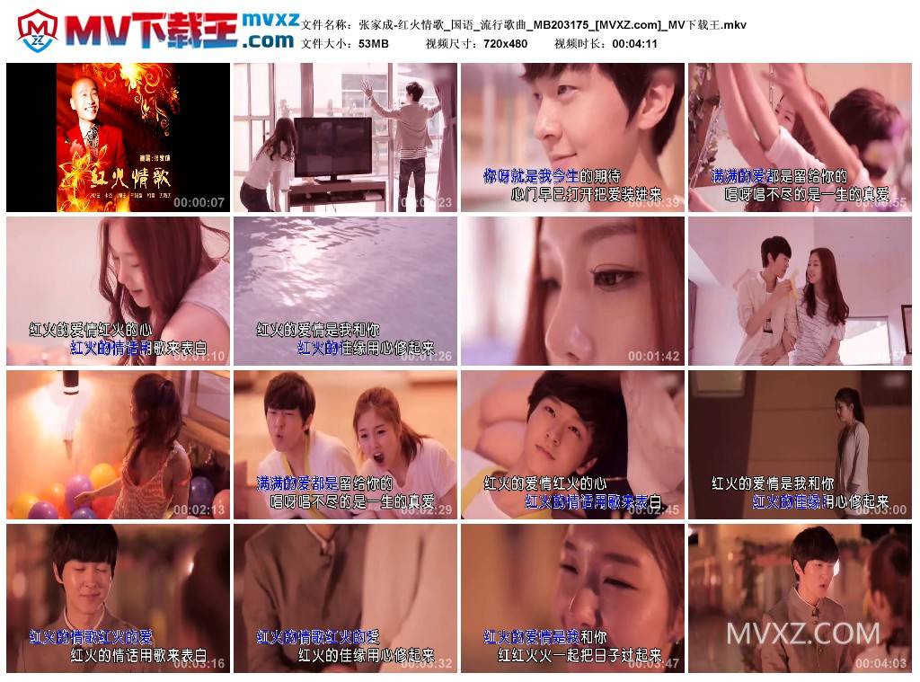 张家成-红火情歌_国语_流行歌曲_MB203175